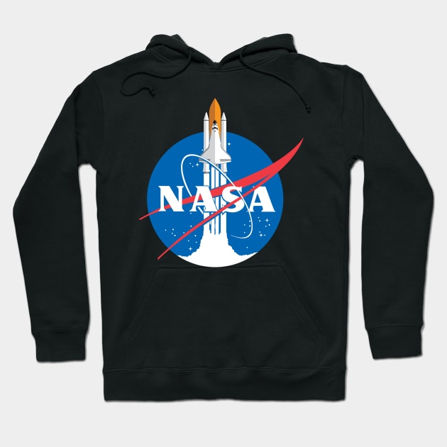 Nasa Space Shuttle Hoodie by Bomdesignz